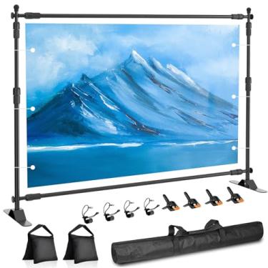 Imagem de Qoolfoto Suporte de banner de fundo de 3 x 2,4 m