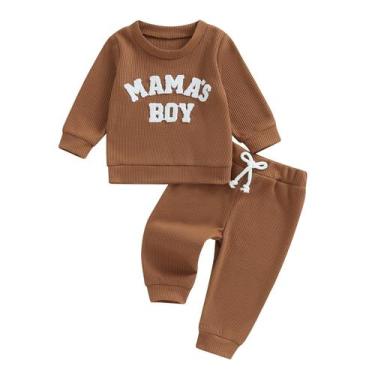 Imagem de Conjunto de roupas aporake Baby Boy Bordado Outono Inverno 2-3T