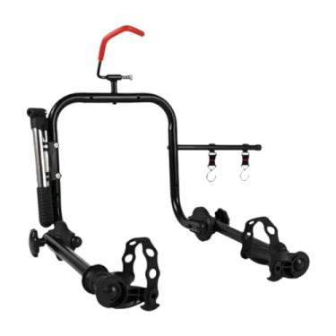 Imagem de Dynwave Suporte de parede para bicicleta, gancho para capacete, suporte ajustável para bicicleta, de parede para ciclismo para garagens, dormitórios e