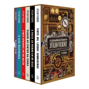 Imagem de As Extraordinárias Viagens De Júlio Verne - Box Com 6 Títulos