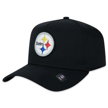 Imagem de Boné New Era 940 A-Frame St Pittsburgh Steelers Clean Preto-Unissex