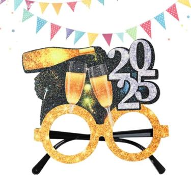 Imagem de Óculos para festas para adultos, Óculos para festas de ano novo de 2025 - Óculos de Ano Novo Decoração de Óculos com Brilho | Festas de ano novo fornecem óculos elegantes para festas de