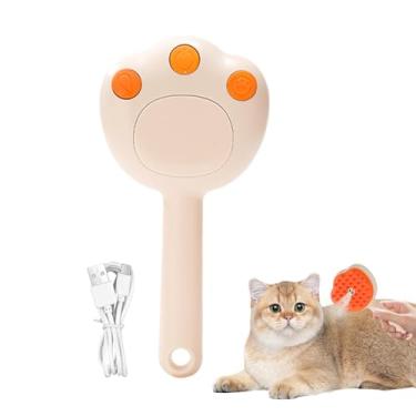 Imagem de Shakven Escova de vapor para gato,Escova para gato a vapor | Escova de massagem para animais de estimação - Escova de massagem a vapor para gatos, escova de cabelo para animais de estimação, pente