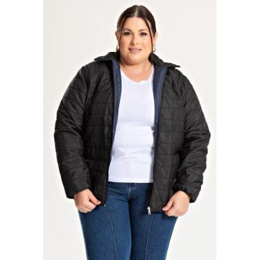 Imagem de Jaqueta Feminina Plus Size Bomber Dupla Face - Serena-Feminino