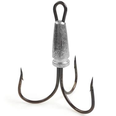 Imagem de Ganchos para prender ganchos agudos pesados, ganchos grandes para agudos, ganchos grandes para bunker snag anzóis de pesca pesados, para peixe de salmão, truta 8/0 10/0 12/0 14/0