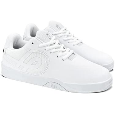 Imagem de Tênis Öus Skate Imigrante Branco Branco OE Cor:Preto;Tamanho:38