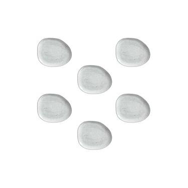 Imagem de Conjunto de Pratos Oval Porto Brasil Orgânico Echo 31cm - 6 Peças