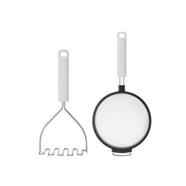 Imagem de Jogo Peneira e Amassador Batatas Cozinha Branco KitchenAid