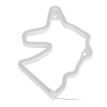 Imagem de Garosa Luz de Néon LED Luzes Artísticas de Decoração de Parede, Sinal de Néon Alimentado por Bateria para Festa de Casamento de Sala de Estar de Quarto, Iluminação Quente de PVC ABS de 21,5 X 20 Cm