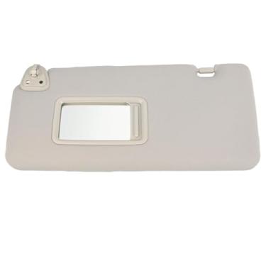 Imagem de Visor solar lateral do motorista para Nissan Versa 2007-2012 protetor solar dianteiro esquerdo espelho de maquiagem substitui 96401-EL31A cinza (esquerda)