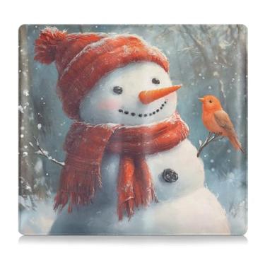 Imagem de CEBUGI Porta-luvas com porta-luvas de boneco de neve para organizador de documentos, 12,5 cm x 24 cm