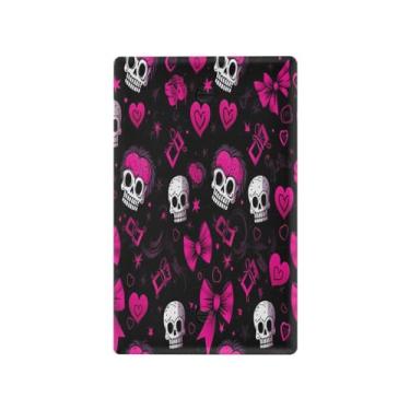 Imagem de Wassud Placa de cobertura para interruptor de luz, saída dupla, placa de parede, crânio romântico, decoração de casa, sala de estar, quarto, decoração