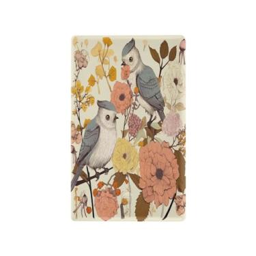 Imagem de Wassud Placa de cobertura de interruptor de luz de pássaros fofos, 1 capa de tomada em branco placa de parede decorativa decoração de casa sala de estar quarto