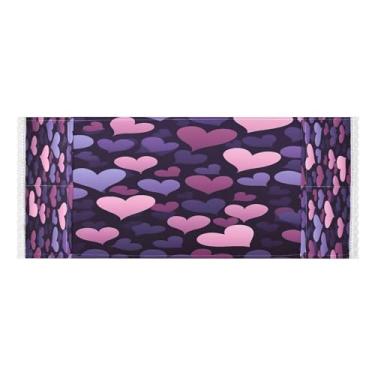 Imagem de Wassud Capas de lavadora e secadora românticas em forma de coração, protetor de lavadora com sacos de armazenamento, capa de geladeira à prova de poeira com bolsos para lavanderia doméstica, cozinha