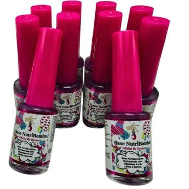 Imagem de Kit 2 Bases Nutribomba Fortalecedor De Unhas 9ml