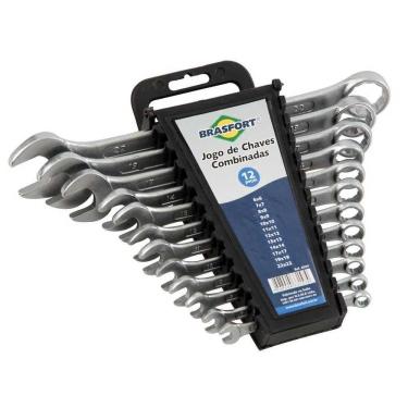 Imagem de Chave Combinada Jogo Com 12 Peças