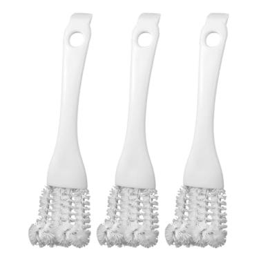 Imagem de 3 peças de limpador de pá de gaiola de pássaros - escova de remoção de excrementos de pássaros fácil de cabo longo para limpeza de canis, poleiros, removedor de cocô, papagaio, periquito, acessórios