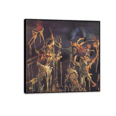 Imagem de SDYJ6GSW Remedios Varo pintura em tela egetal fantoches pôster Remedios Varo decoração de casa surrealismo imagem de arte de parede para sala de estar quarto banheiro decoração de parede 50 x 50 cm