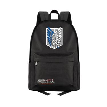 Imagem de Mochila escolar infantil Attacks Ons Titans 29x16x41cm