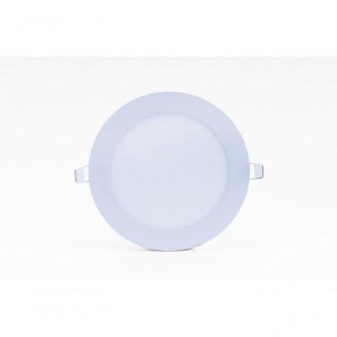 Imagem de Plafon Led Slim 12w Redondo Embutir 6500k Branco Frio Bivolt - Kit Com 3 Un.