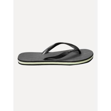 Imagem de Chinelo Calvin Klein Swimwear CK Monogram Preto-Masculino