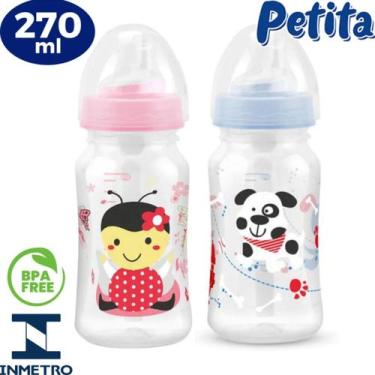 Imagem de Copo de Transição Petita Bico de Silicone 270ML Menino e Menina  Estam
