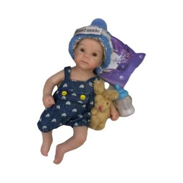 Imagem de Bonecas Reborn De Silicone Impermeáveis De 6 Polegadas, Mini Bonecas R