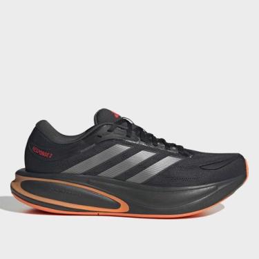 Imagem de Tênis Adidas Response 2 Masculino, Preto, Laranja, 42