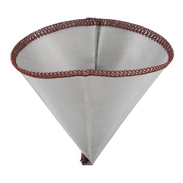 Imagem de ZJchao Despeje sobre o Gotejador de café, Despeje sobre o Filtro de café, Filtro Reutilizável Em Formato de Cone Filtragem Fina Malha Sem Papel de Aço Inoxidável 304 Adequada para (L para 3 a 4