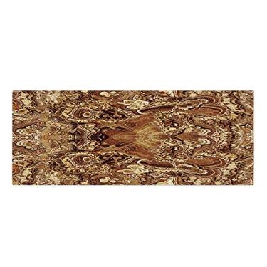 Imagem de Ainoli antiderrapante capacho de boas-vindas tapete de entrada interno externo quarto sala de estar (40cm×120cm)