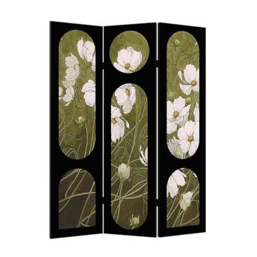 Imagem de NRNQMTFZ Divisória de sala moderna, divisórias de quarto de 1,8 m de altura e telas dobráveis de privacidade, divisor de sala de 3 painéis, tela de privacidade de madeira para casa/escritório/loja de