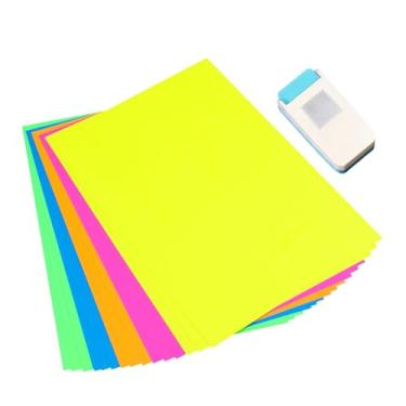 Imagem de Esquirla Perfurador de Papel Quadrado para Selos Postais, Perfurador Compacto para Furos, Materiais de Artesanato para Criação de Cartões, Scrapbooking e, 15 Papel Brilhante