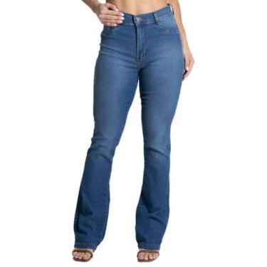 Imagem de Calça Jeans Sawary Boot Cut - 281859 - Azul médio 40, Azul, 40