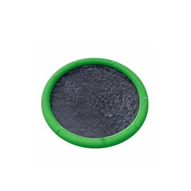 Imagem de Danrelax Anel flutuante inflável de 1,8 m, boia de piscina e lago de PVC resistente verde para adultos, lounge de água redondo extragrande