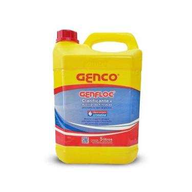 Imagem de Clarificante E Auxiliar De Filtração Genfloc 5 Litro Genco Clarear Lim