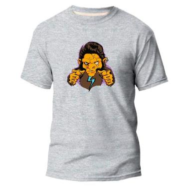 Imagem de  Camiseta Basica Algodão Premium Estampa Digital Gorilla  - Pavesi, Ci