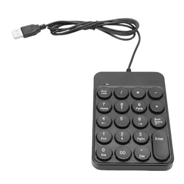 Imagem de GOWENIC Teclado Numérico Com Fio USB, Teclado Numérico de 19 Teclas Com Teclas Redondas Ergonômicas e Almofadas de Borracha Macia, Entrada de Dados do Externo,