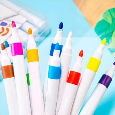 Imagem de Canetinhas Coloridas Cores Acrílicas Permanente 60 Cores