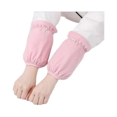 Imagem de Jaqueta Curta De Plumas Com Mangas De Pérola Para Mulheres, Quente E A