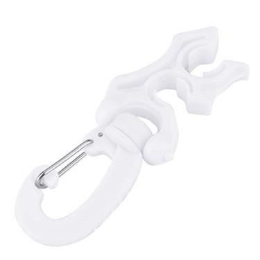 Imagem de Generic Retentor Regulador de Clipe de Suporte de Mangueira BCD Duplo para Mergulho Autônomo, Desmontagem Rápida para 2 Mangueiras, Estável e Fácil de Pendurar na Mangueira BCD, Organizador de (#5)