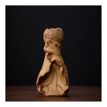 Imagem de Vaso novo estilo chinês vaso pequeno de cerâmica mesa de chá pequena flor ornamentos de inserção de sala de estar varanda armário de vinho decoração vasos de flores (A)