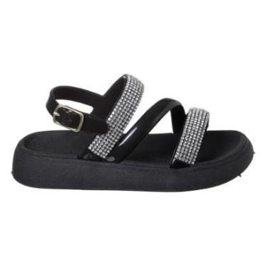 Imagem de Sandália Infantil Feminina Luelua Nuvem Slide Com Strass-Feminino