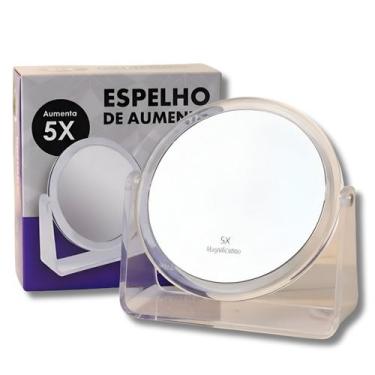 Imagem de Espelho 5x Aumento Com Base De Apoio Giratoria Klass Vough