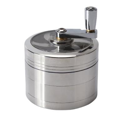 Imagem de Moedor Manual De Café E Especiarias – ConstruçãO Em Liga De Zinco, PortáTil, NãO Requer Eletricidade(prateado【43 * 40 mm】)