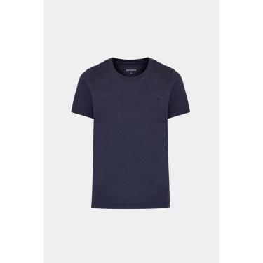 Imagem de Camiseta Aramis Tricot Algodão Manga Curta Bordado Navy-Masculino