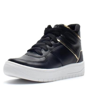 Imagem de Tênis Infantil Casual Feminino De Cano Médio Refletivo Moda-Feminino