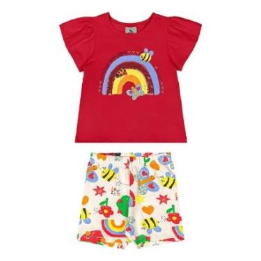 Imagem de Conjunto Jardim Blusa Bermuda Quimby-Feminino