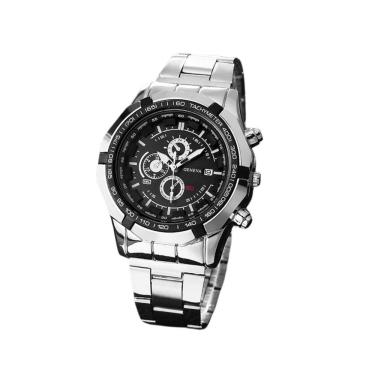 Imagem de Relógio Masculino Top Luxo Prata Aço Moda Moderno