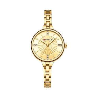 Imagem de Relógio Feminino Elegante Com Mostrador Redondo, Pulseira De Aço Inoxi