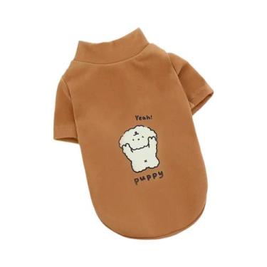 Imagem de Casaco De Pelúcia Dupla Face Quente Com Capuz De Cachorro De Desenho A